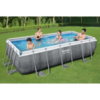 Produktbild för Bestway Power Steel Poolset 404x201x100 cm