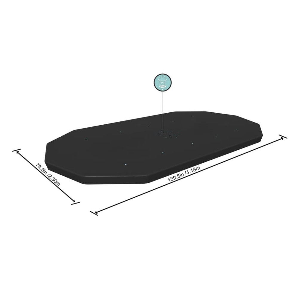 Produktbild för Bestway Poolöverdrag 418x230 cm