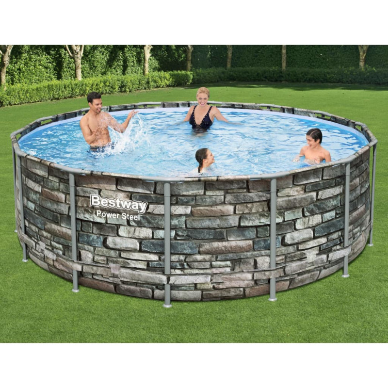 Produktbild för Bestway Pool Power Steel 427x122 cm