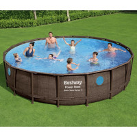 Produktbild för Bestway Poolset Power Steel 549x122 cm