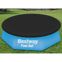 Produktbild för Bestway Poolöverdrag Flowclear Fast Set 240 cm