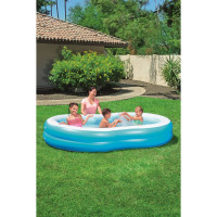 Produktbild för Bestway Familjepool Big Lagoon 262x157x46 cm