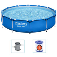 Produktbild för Bestway Pool med ram Steel Pro 366x76 cm