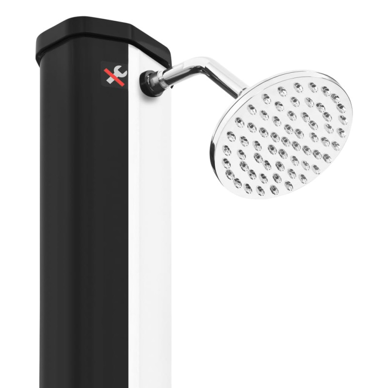 Produktbild för Soldusch med duschhuvud och kran 35 L