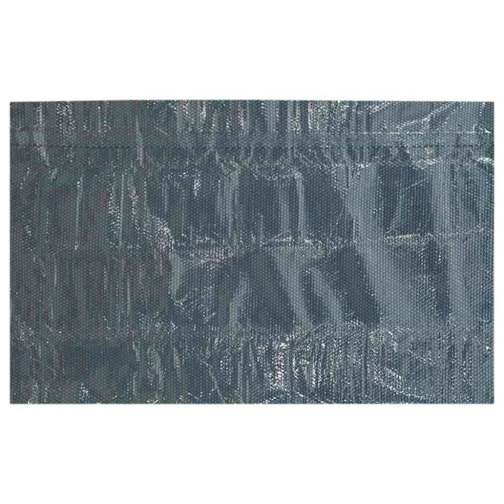 Produktbild för Värmeduk för pool PE 800x500 cm svart och blå