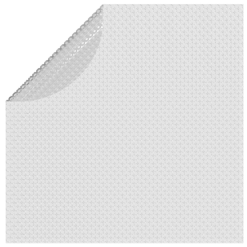 Produktbild för Värmeduk för pool PE 381 cm grå