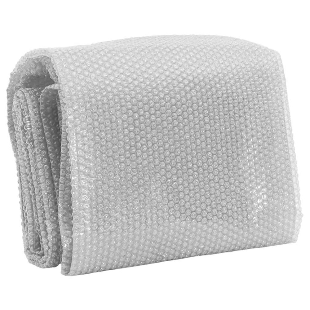 Produktbild för Värmeduk för pool PE 732x366 cm grå