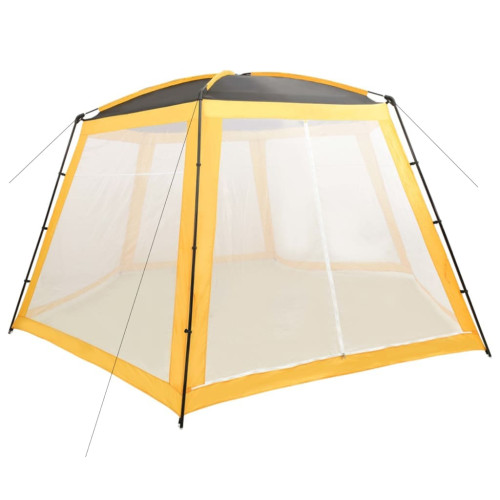 vidaXL Pooltält tyg 590x520x250 cm gul - Underhållssatser För Pooler & Spabad