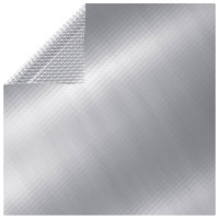 Miniatyr av produktbild för Värmeduk för pool PE rektangulär 10x5 m silver