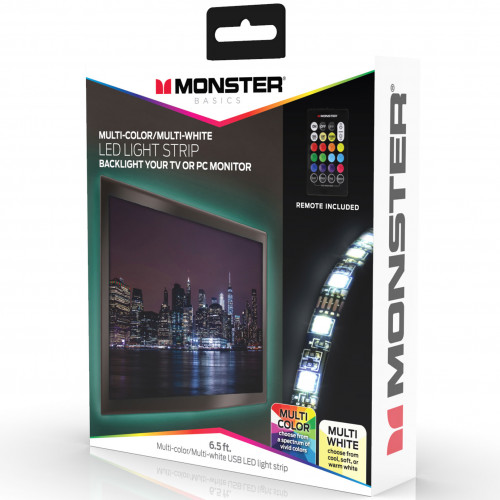 Monster Lightstrip RGB Inomhus 2 meter inkl. fjärr
