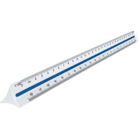 Produktbild för Skallinjal MAPED skalor 1:20-1:125 30cm