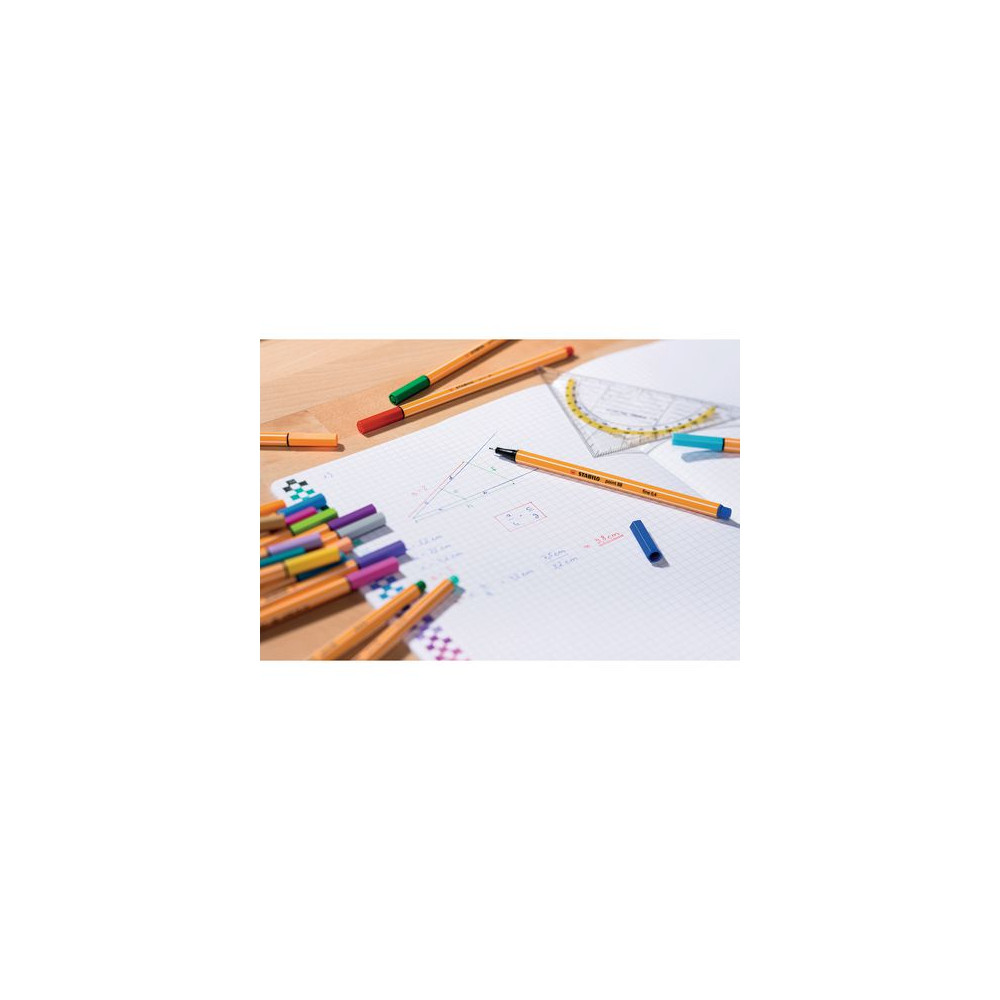 Produktbild för Fineliner STABILO Point 88 svart