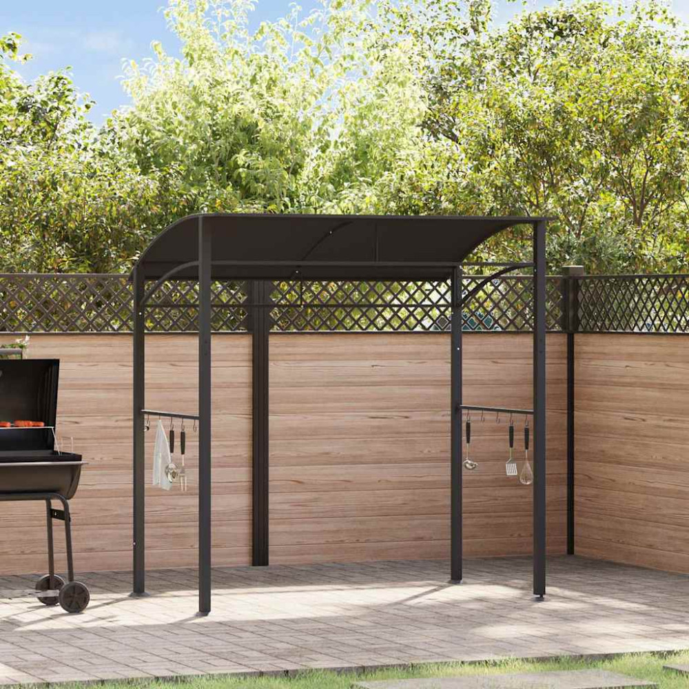 Produktbild för Grilltält 215x150x220 cm antracit stål