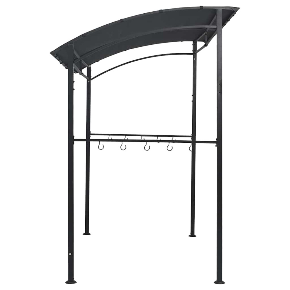Produktbild för Grilltält 215x150x220 cm antracit stål