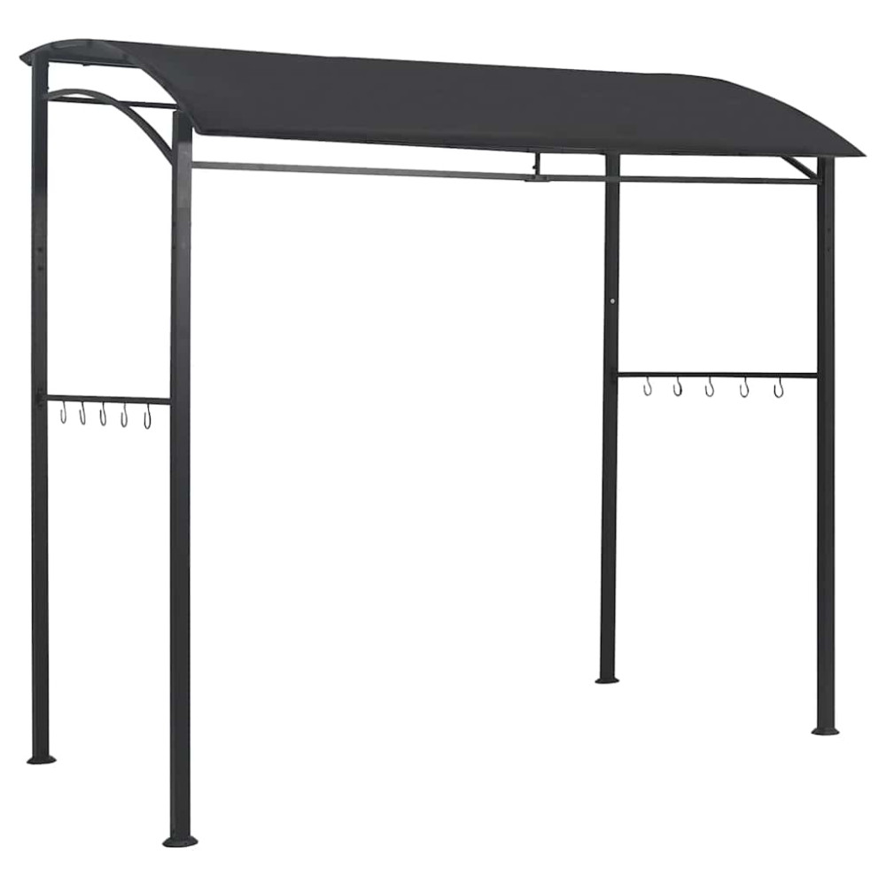 Produktbild för Grilltält 215x150x220 cm antracit stål
