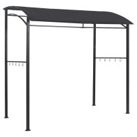 Produktbild för Grilltält 215x150x220 cm antracit stål