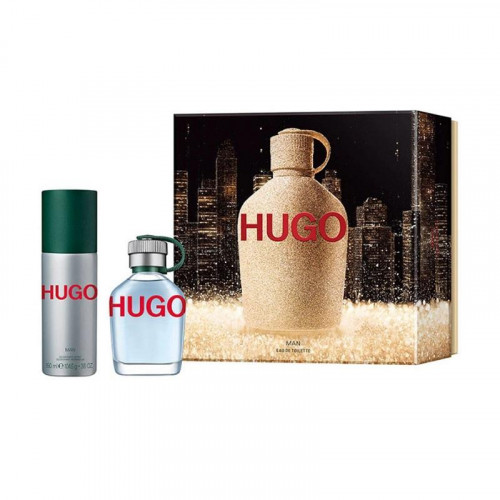Hugo Boss Giftset Hugo Boss Hugo Man Edt 75ml + Deo Spray 150ml
