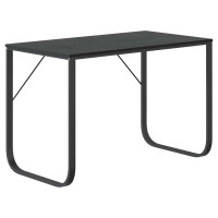 Produktbild för Datorbord svart 110x60x73 cm spånskiva