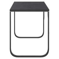Produktbild för Datorbord svart 110x60x73 cm spånskiva