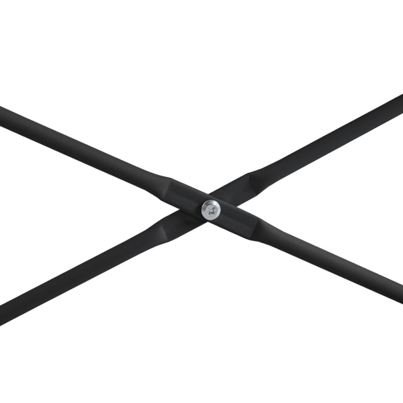 Produktbild för Datorbord svart 110x60x138 cm spånskiva
