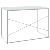 Produktbild för Datorbord vit 110x60x70 cm spånskiva