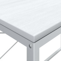 Produktbild för Datorbord vit 110x60x70 cm spånskiva