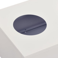 Produktbild för Dokumentskåp med odlingslåda ljusgrå 90x40x113 cm stål
