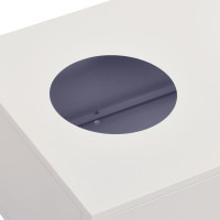 Produktbild för Dokumentskåp med odlingslåda ljusgrå 90x40x125 cm stål