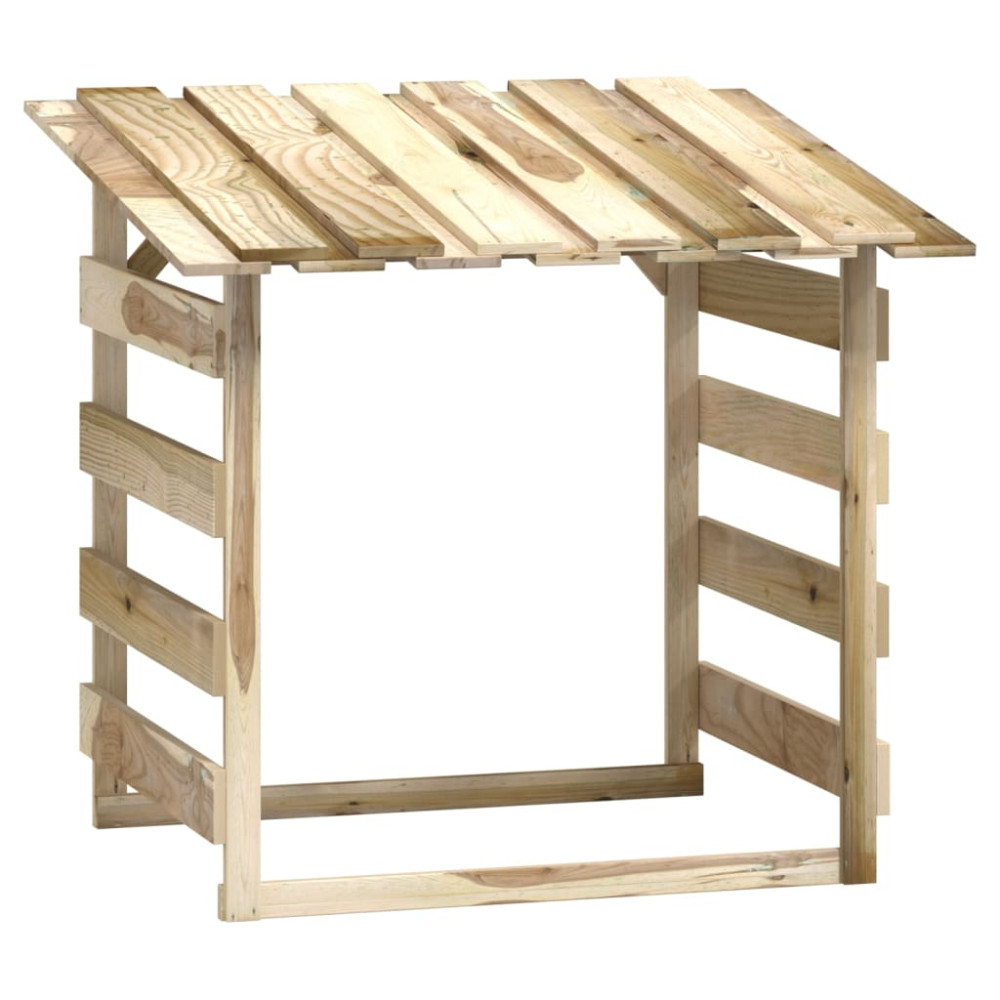 Produktbild för Pergola med tak 6 delar 100x90x100 cm impregnerad furu