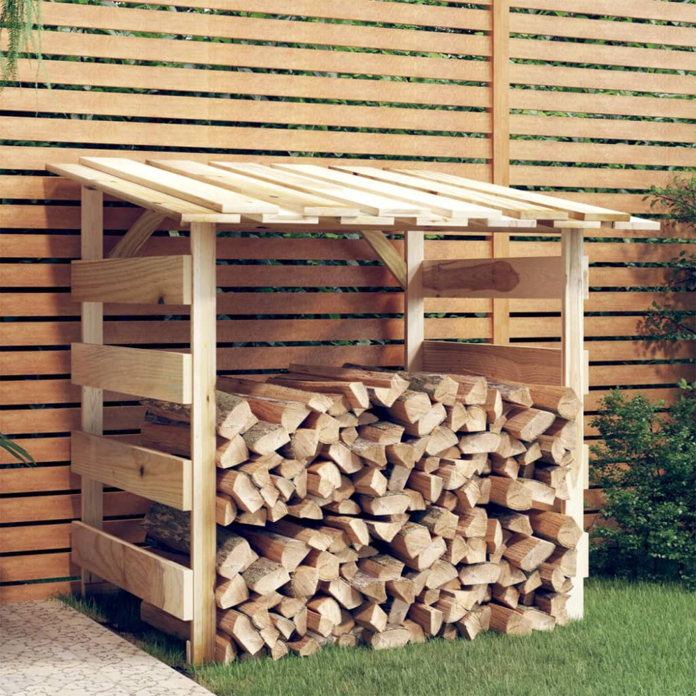 Produktbild för Pergola med tak 100x90x100 cm impregnerad furu