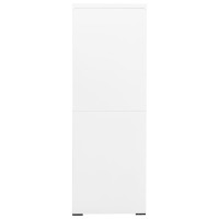Miniatyr av produktbild för Dokumentskåp vit 90x46x134 cm stål