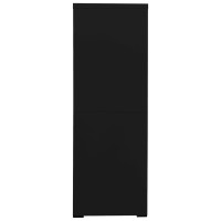 Miniatyr av produktbild för Dokumentskåp svart 90x46x134 cm stål