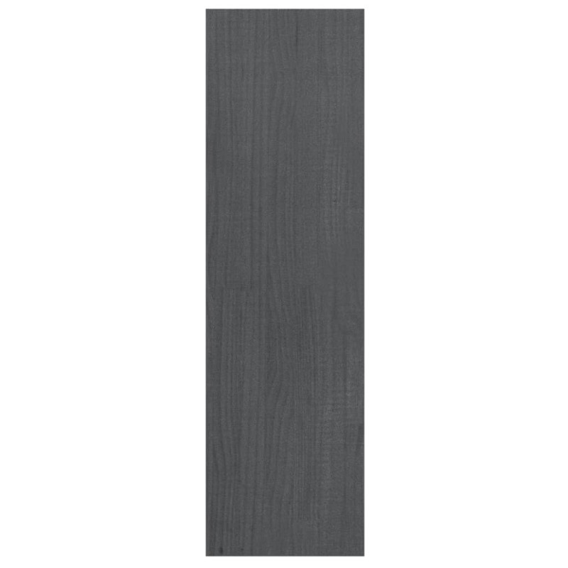 Produktbild för Bokhylla/Rumsavdelare 40x30x103,5 cm furu grå