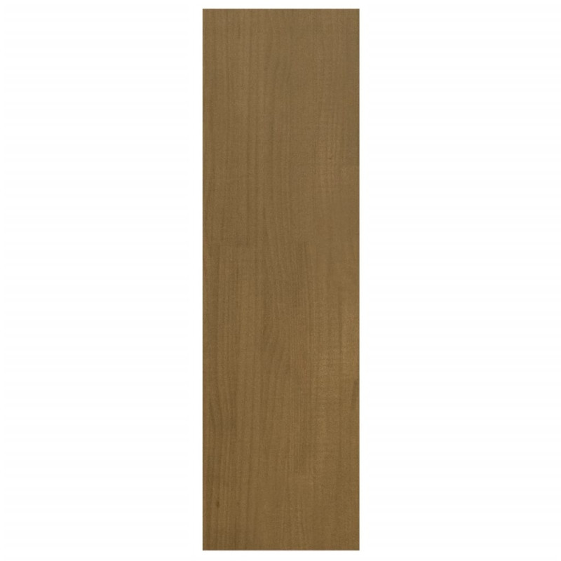 Produktbild för Bokhylla/Rumsavdelare honungsbrun 40x30x103,5 cm furu