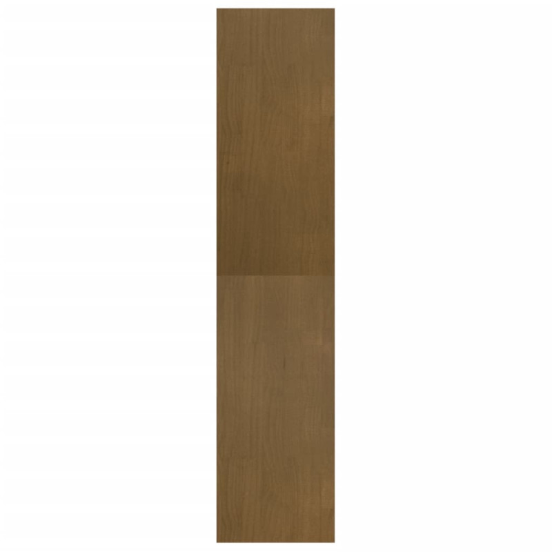 Produktbild för Bokhylla/Rumsavdelare honungsbrun 40x30x135,5 cm furu
