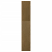Produktbild för Bokhylla/rumsavdelare honungsbrun 40x30x167,5 cm massiv furu