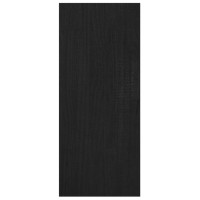 Produktbild för Bokhylla/Rumsavdelare svart 100x30x71,5 cm furu