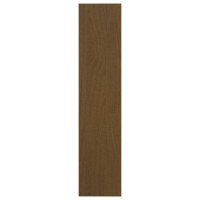 Produktbild för Bokhylla/Rumsavdelare honungsbrun 100x30x135,5 cm furu