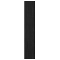 Produktbild för Bokhylla/Rumsavdelare svart 100x30x167,5 cm furu