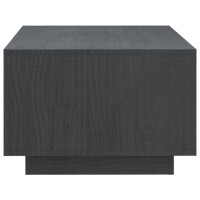 Miniatyr av produktbild för Soffbord grå 110x50x33,5 cm massiv furu