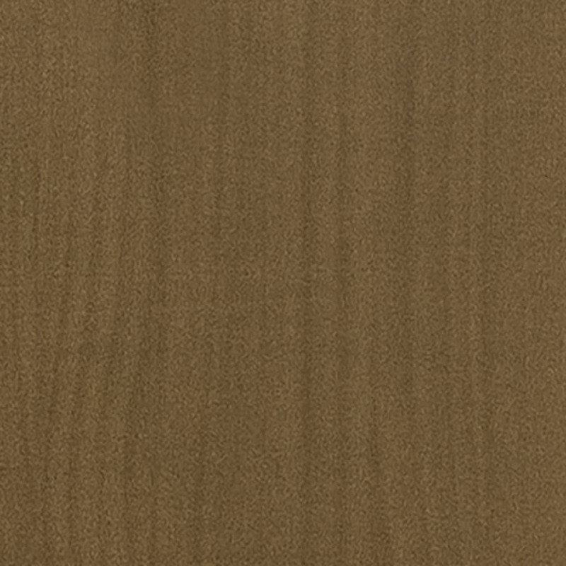 Produktbild för Soffbord honungbrun 110x50x33,5 cm massiv furu