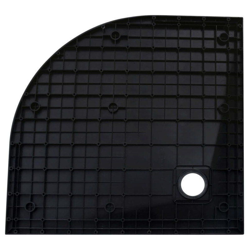 Produktbild för Duschkar SMC svart 90x90 cm