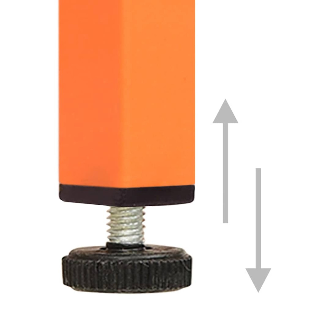 Produktbild för Garderob 90x50x180 cm Orange stål