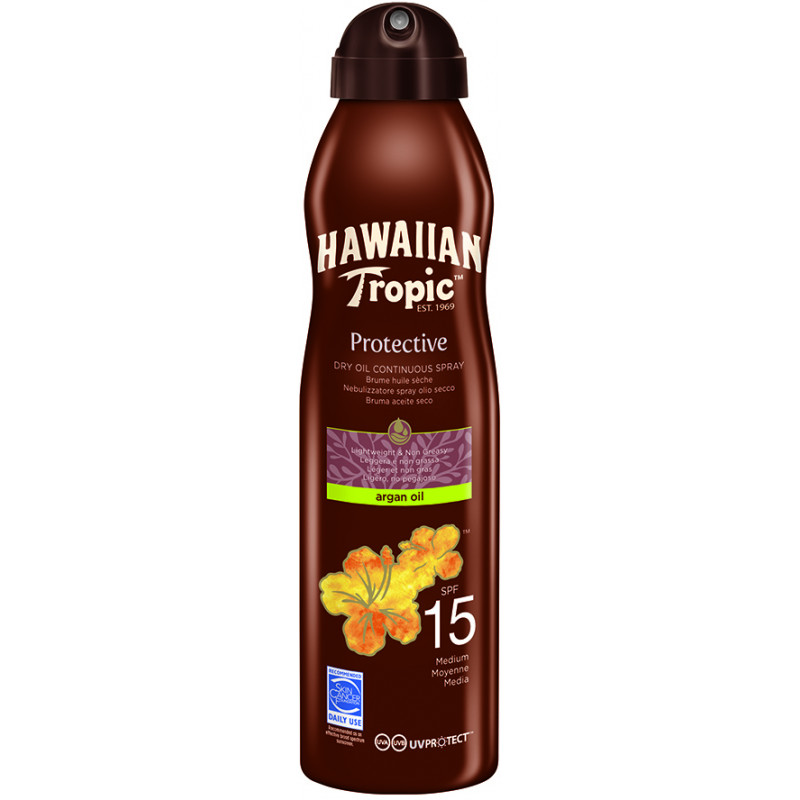 Produktbild för Hawaiian Dry Oil Argan C-Spray 15 SPF
