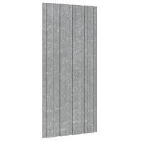 Produktbild för Takprofiler 12 st galvaniserat stål silver 100x45 cm