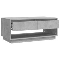 Miniatyr av produktbild för Soffbord betonggrå 102,5x55x44 cm konstruerat trä