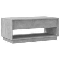 Miniatyr av produktbild för Soffbord betonggrå 102,5x55x44 cm konstruerat trä