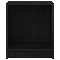 Miniatyr av produktbild för Sängbord 2 st svart 35,5x33,5x41,5 cm massivt furu