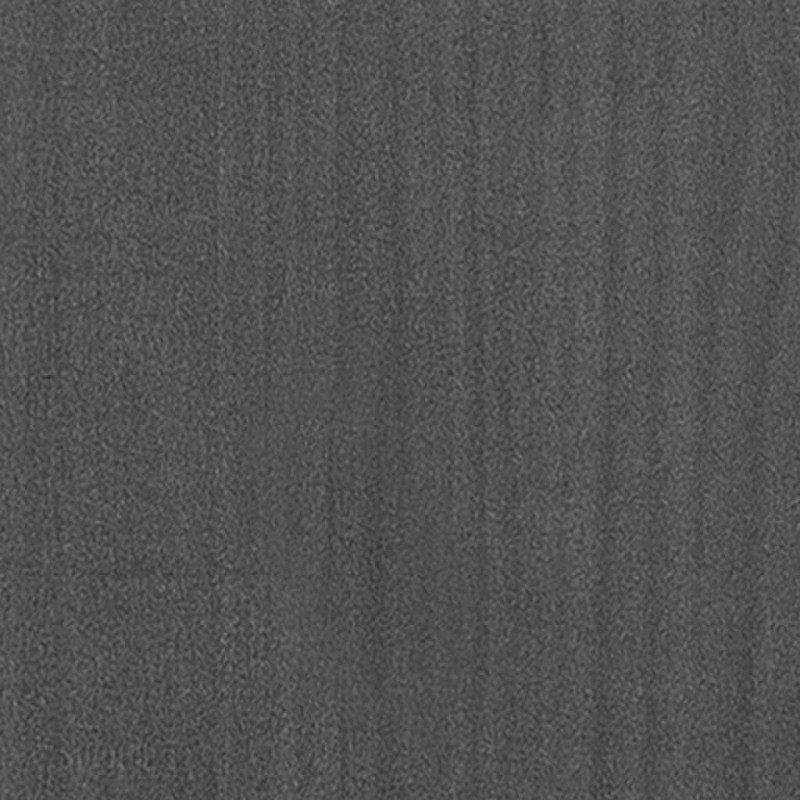 Produktbild för Bokhylla grå 70x33x110 cm massiv furu