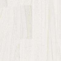 Produktbild för Bokhylla vit 104x33x76 cm massiv furu